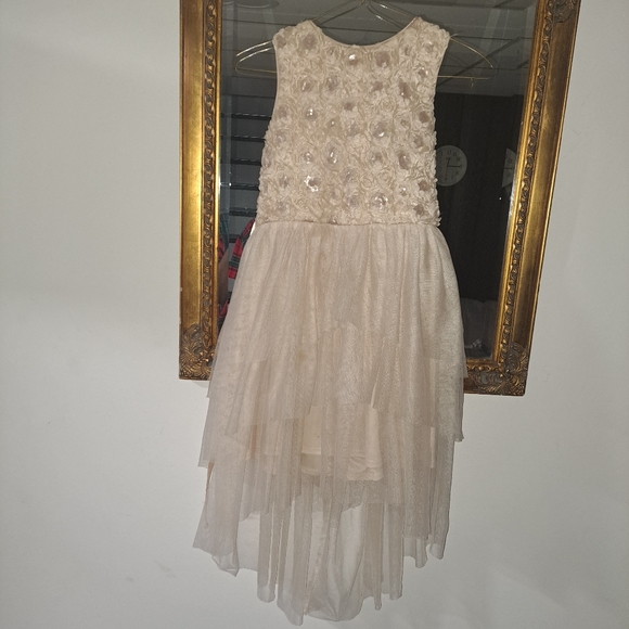 Sz 12 girls Pink & violet 💗 💕 high low dresses with sequin bodice 👗 - Picture 4 of 9